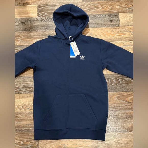 Adidas Essential Hoody Night Indigo - Picture 2 of 5